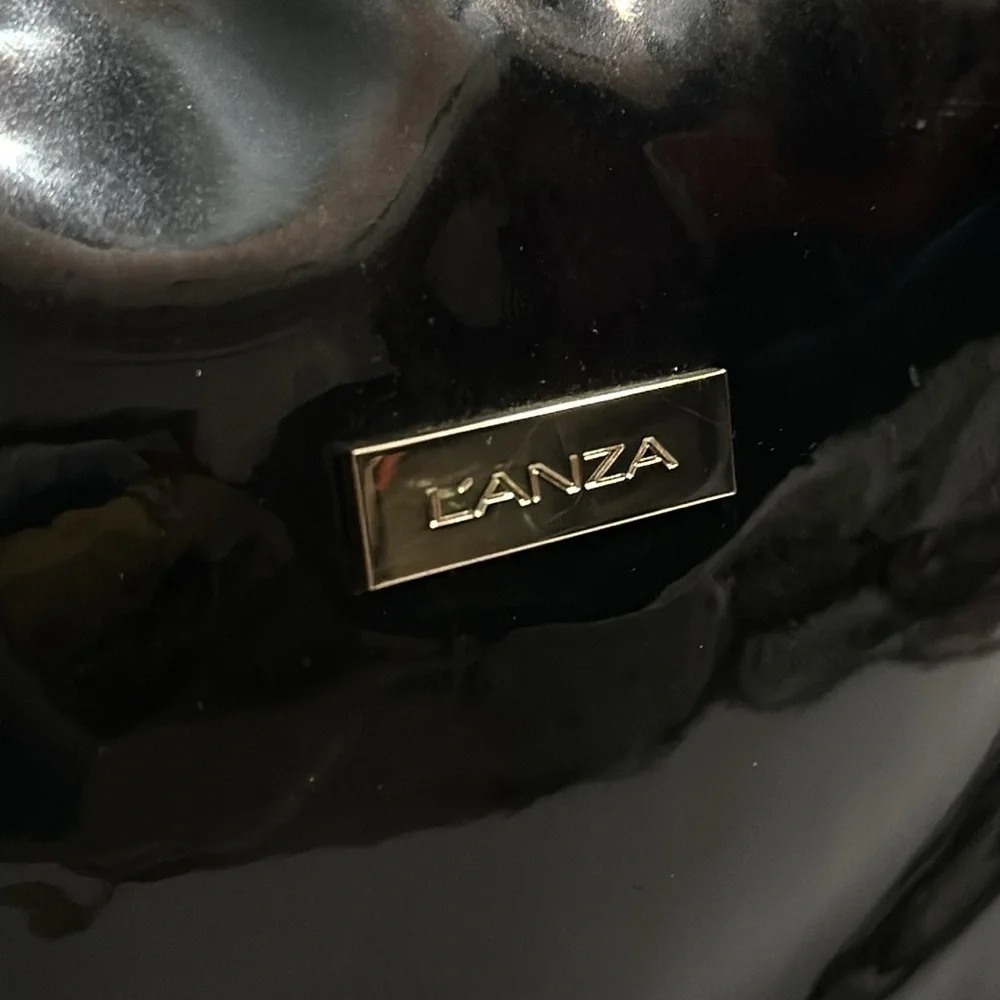 L'anza makeup bag patent leather